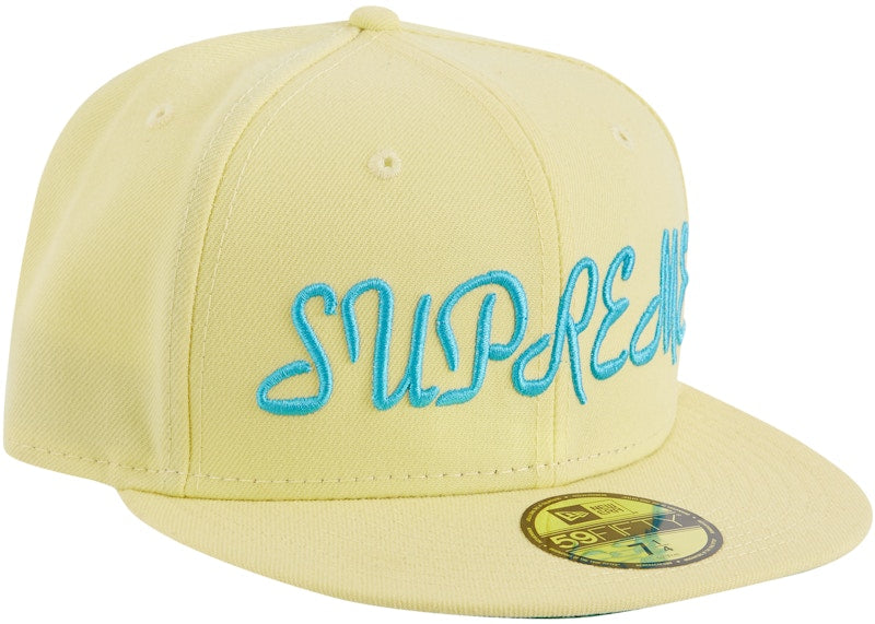 Supreme Script New Era Pale Yellow