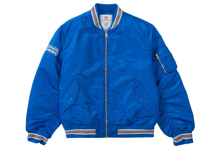Supreme Second To None MA-1 Jacket Blue