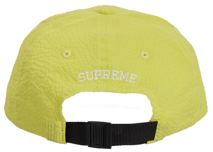 Supreme Seersucker S Logo 6-Panel Yellow