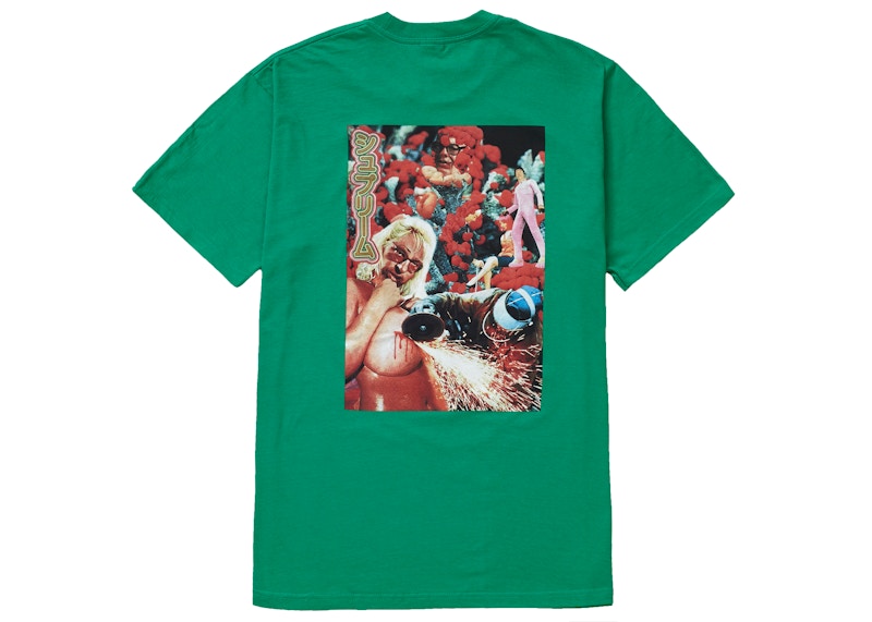 Supreme Sekintani La Norihiro Boobies Tee Green