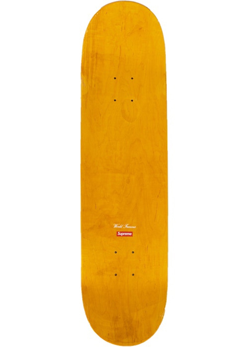 Supreme Sekintani La Norihiro Skateboard Deck Yellow