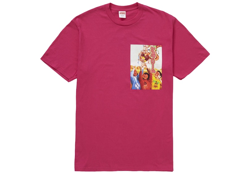 Supreme Sekintani La Norihiro Tee Hot Pink