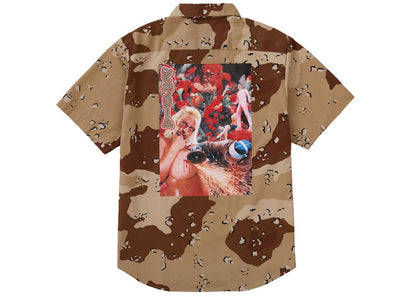 Supreme Sekintani La Norihiro Work Shirt Chocolate Chip Camo