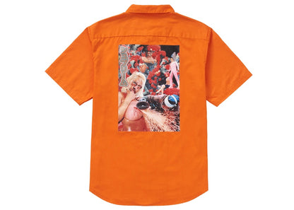 Supreme Sekintani La Norihiro Work Shirt Orange