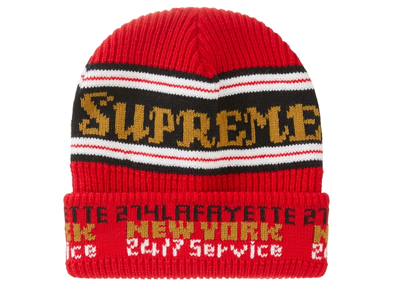 Supreme Service Beanie Red