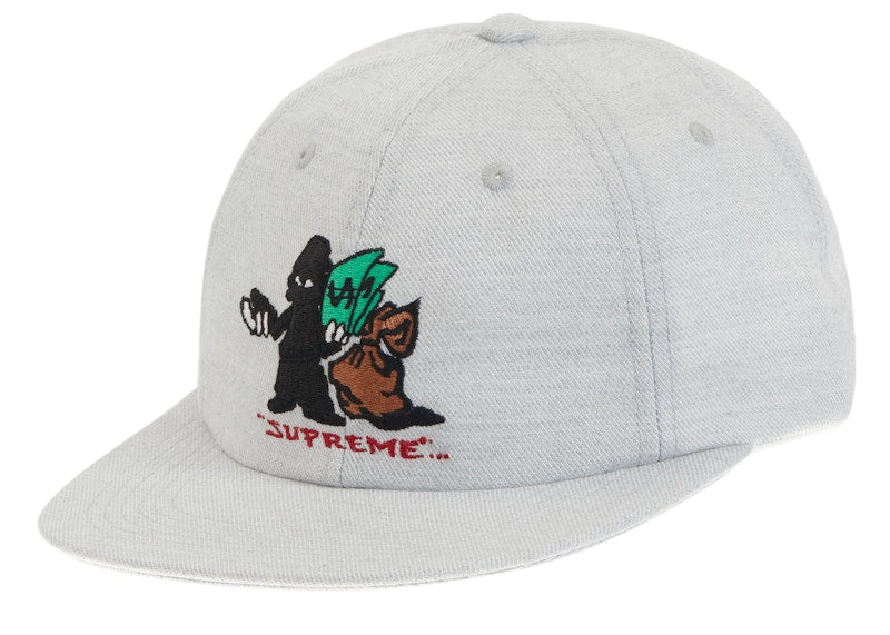 Supreme Shadow 6-Panel Heather Grey