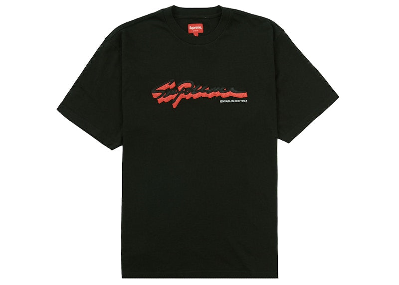 Supreme Shadow Script S/S Top Black