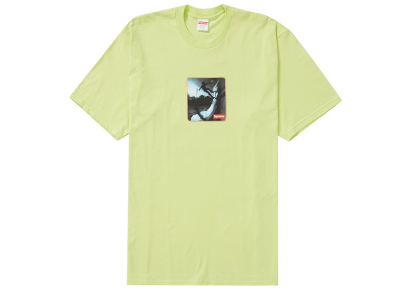 Supreme Shadow Tee Neon Green