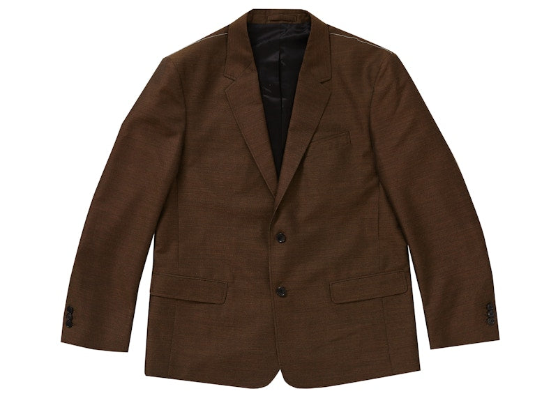 Supreme Sharkskin Suit Brown
