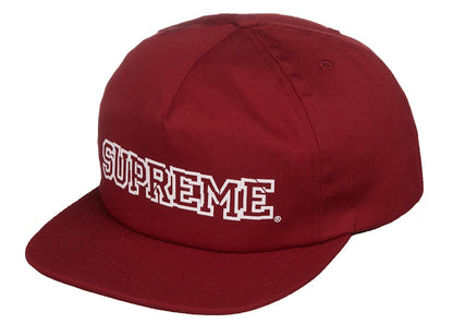 Supreme Shattered Logo 5-Panel Cardinal