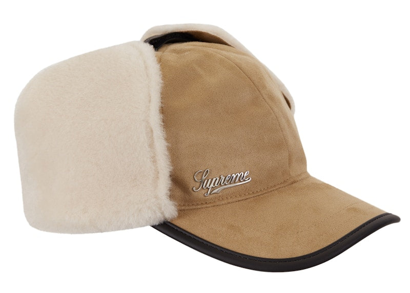 Supreme Shearling Earflap 6-Panel Brown