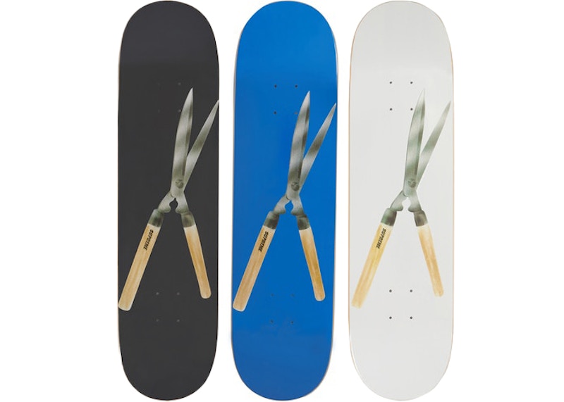 Supreme Shears Skateboard Deck Black/Royal/White Set