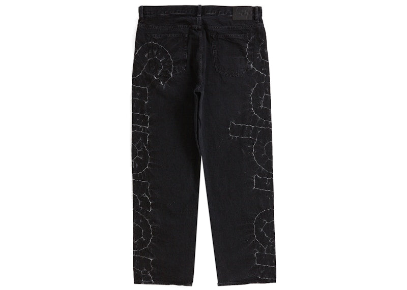Supreme Shibori Loose Fit Jean Black