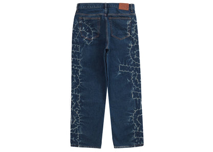 Supreme Shibori Loose Fit Jean Rigid Indigo