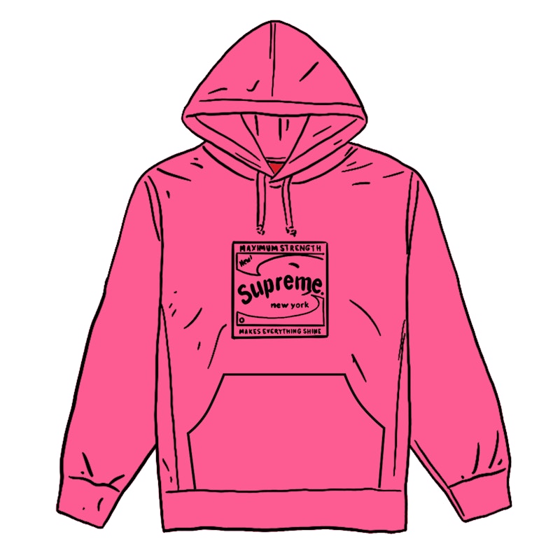 Supreme Shine Hooded Sweatshirt Magenta