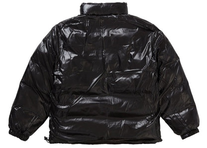 Supreme Shiny Reversible Puffy Jacket White