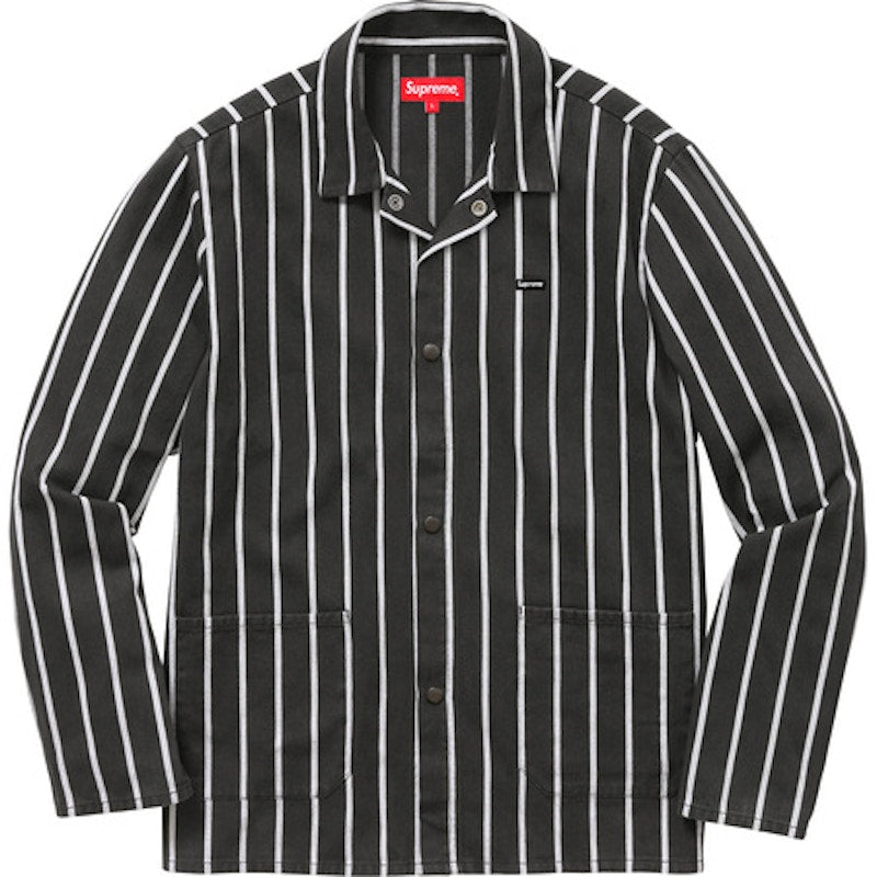 Supreme Shop Jacket Black/White