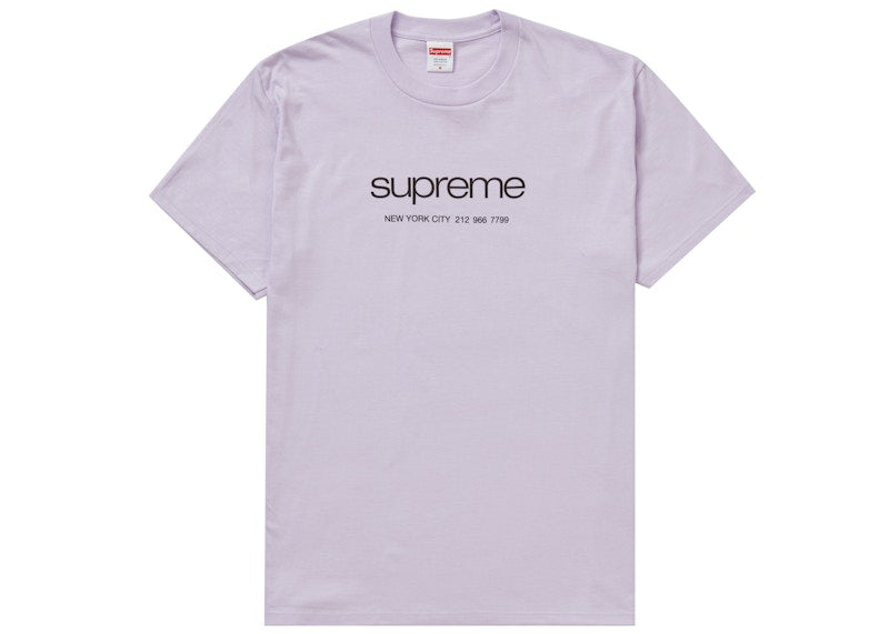 Supreme Shop Tee Light Purple