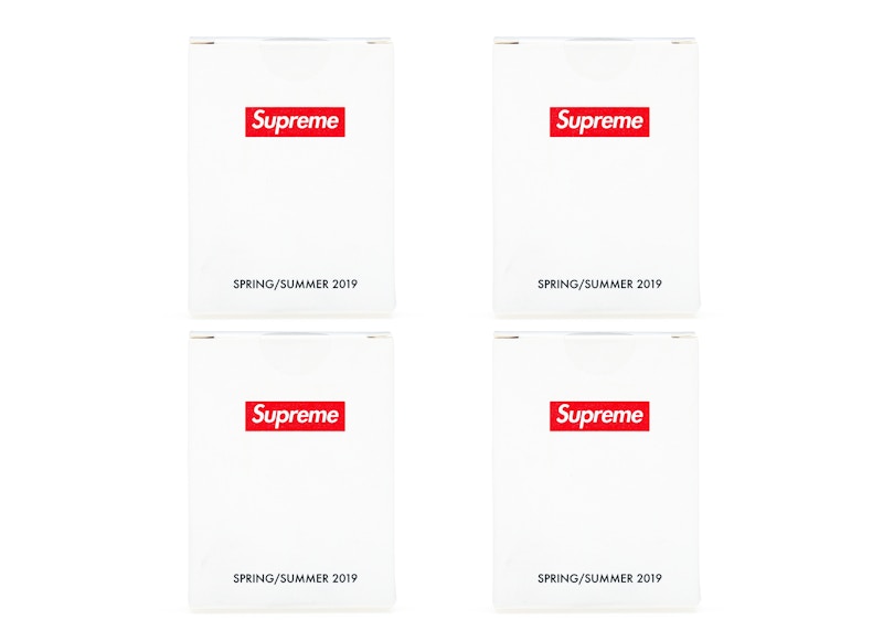 Supreme Shower Cap 4x Lot SS19 Season Gift White/Red