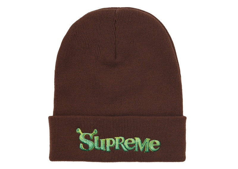 Supreme Shrek Beanie Brown