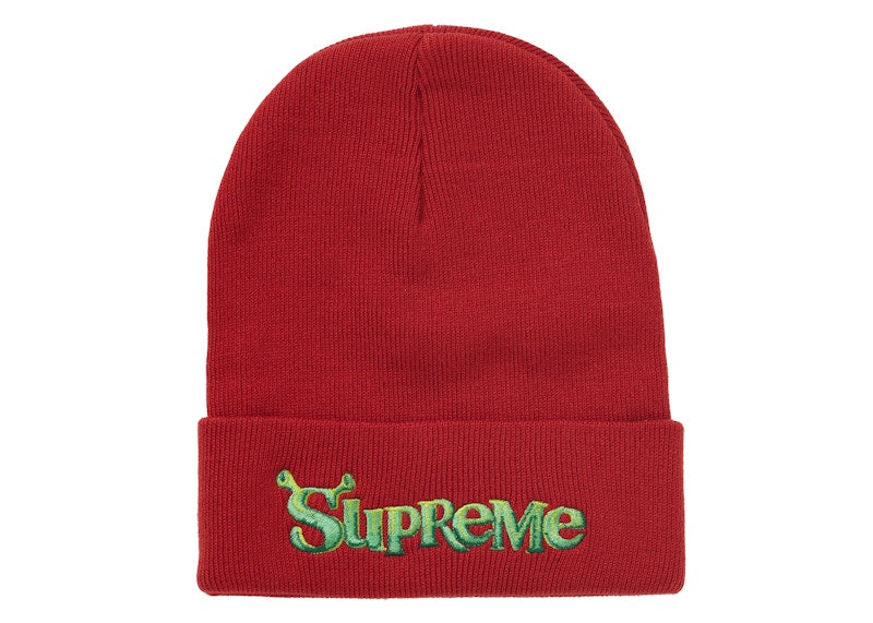 Supreme Shrek Beanie Cardinal