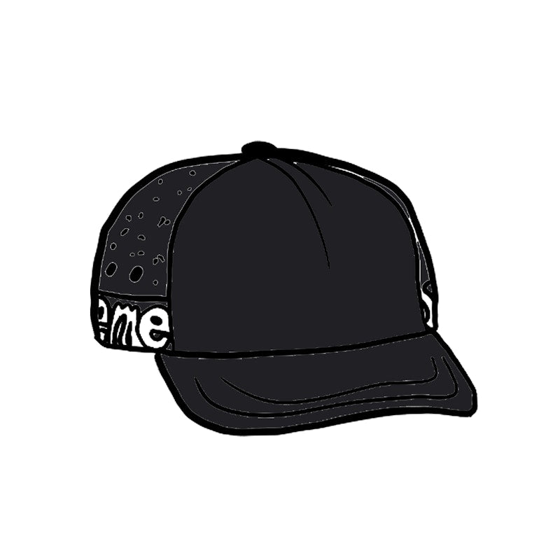 Supreme Side Logo 5-Panel Black