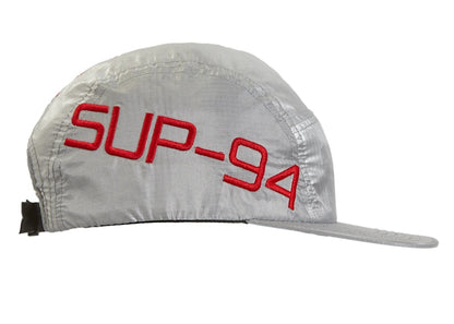 Supreme Side Logo Camp Cap Silver