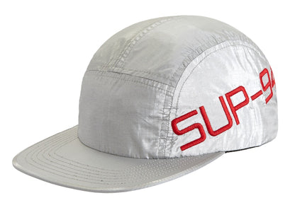 Supreme Side Logo Camp Cap Silver
