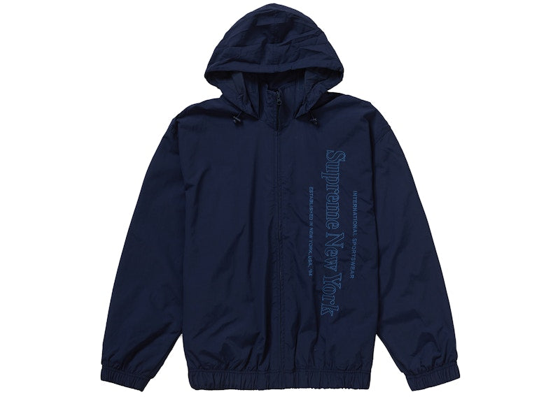 Supreme Side Logo Track Jacket Navy