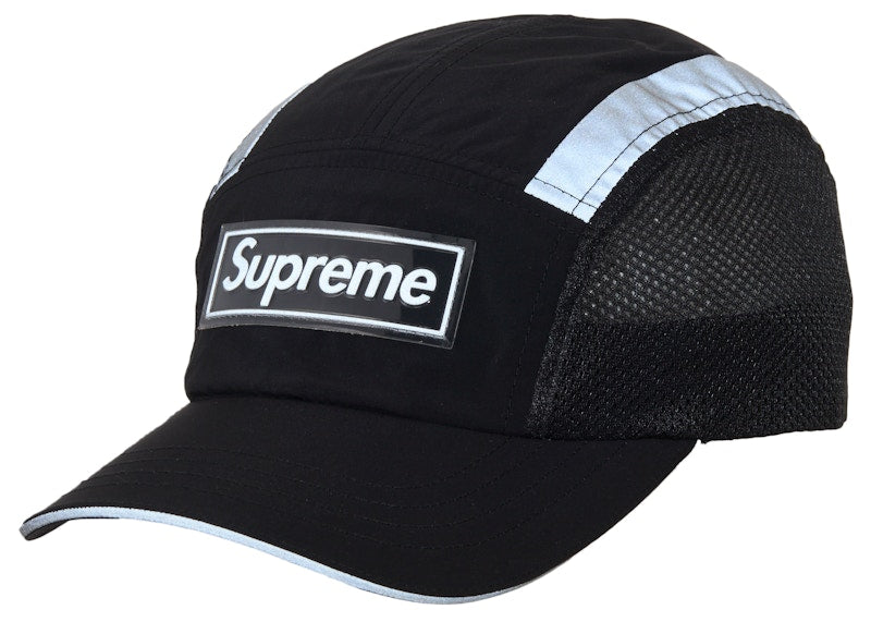Supreme Side Mesh Camp Cap Black