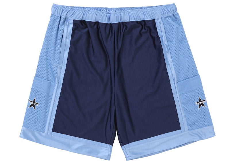 Supreme Side Pocket Basketball Short Blue