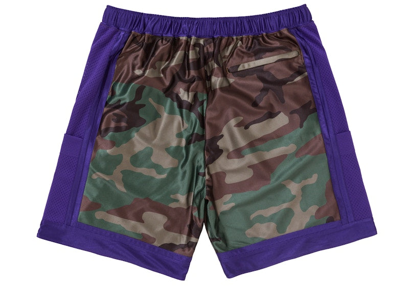 Supreme Side Pocket Basketball Short Woodland Camo