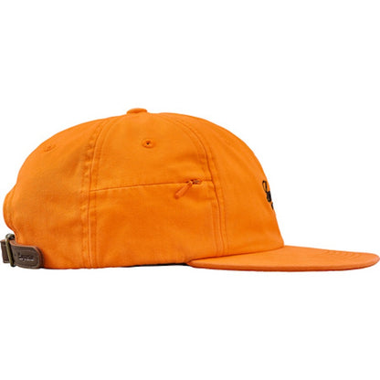 Supreme Side Pocket Script Logo 6-Panel Light Orange