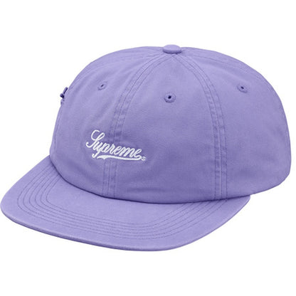 Supreme Side Pocket Script Logo 6-Panel Light Purple