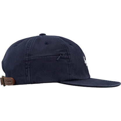 Supreme Side Pocket Script Logo 6-Panel Navy