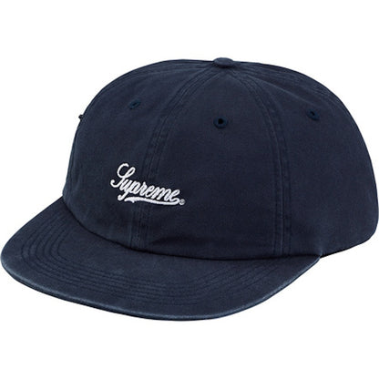 Supreme Side Pocket Script Logo 6-Panel Navy