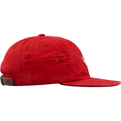 Supreme Side Pocket Script Logo 6-Panel Red
