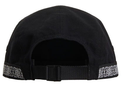 Supreme Side Tape Camp Cap Black