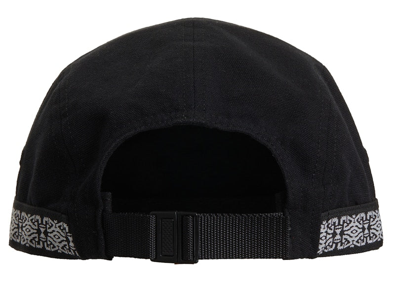 Supreme Side Tape Camp Cap Black