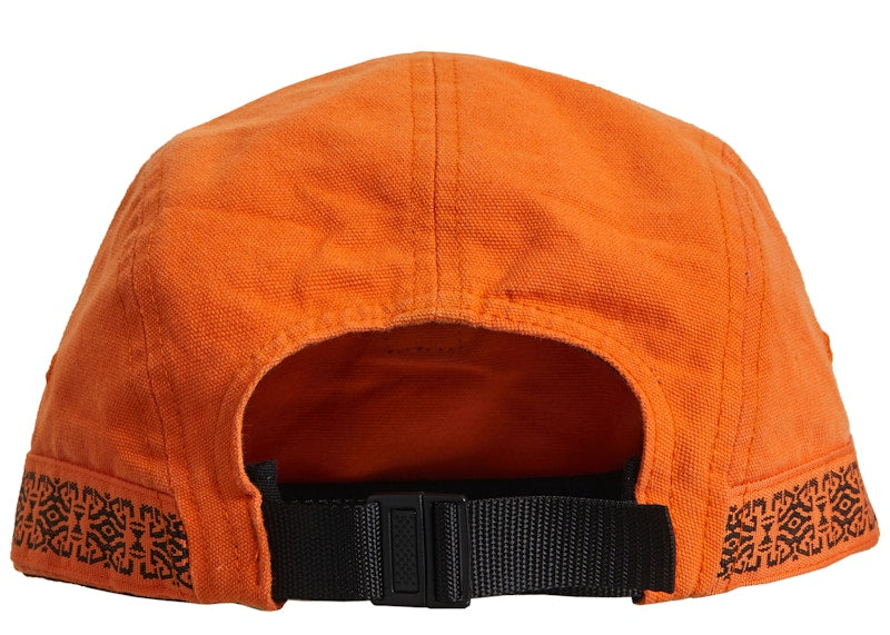 Supreme Side Tape Camp Cap Orange
