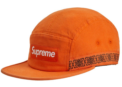 Supreme Side Tape Camp Cap Orange