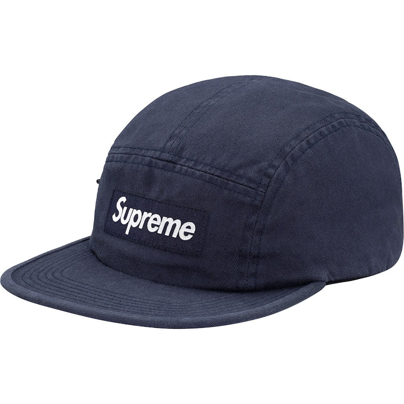 Supreme Side Zip Camp Cap Navy