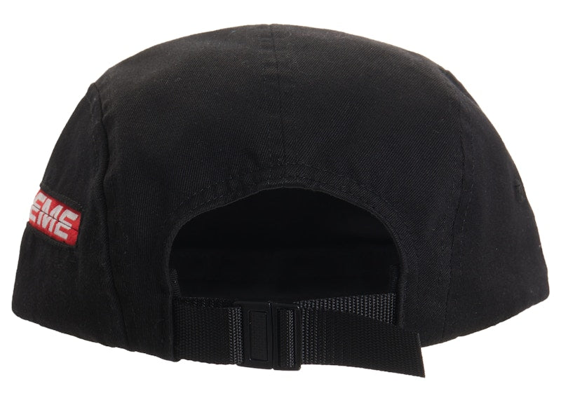 Supreme Side Zip Camp Cap (SS19) Black