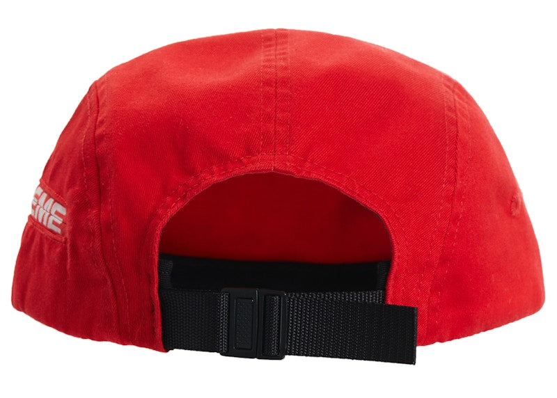 Supreme Side Zip Camp Cap (SS19) Red