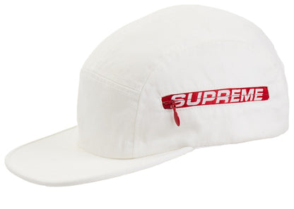 Supreme Side Zip Camp Cap (SS19) White