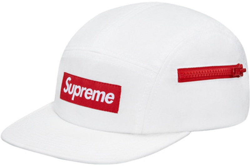 Supreme Side Zip Camp Cap White