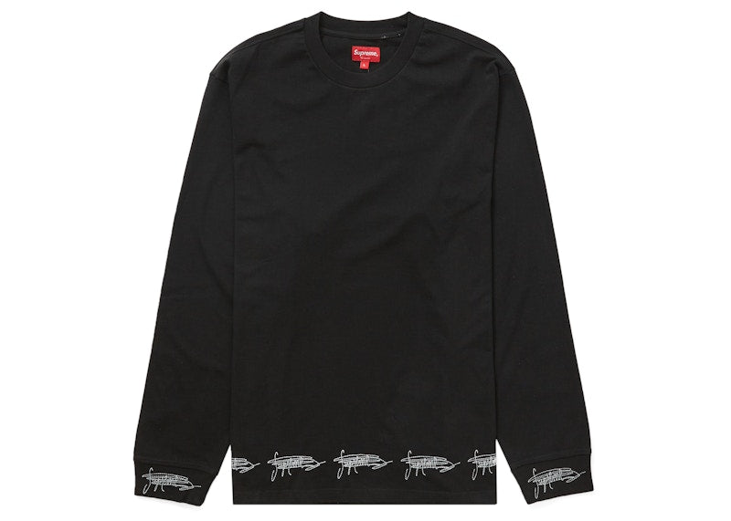 Supreme Signature L/S Top Black