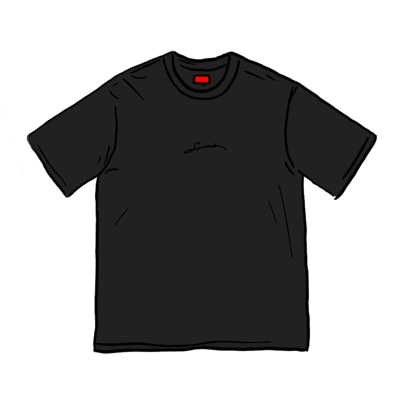 Supreme Signature S/S Top Black