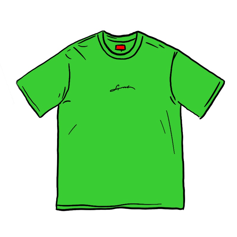 Supreme Signature S/S Top Green