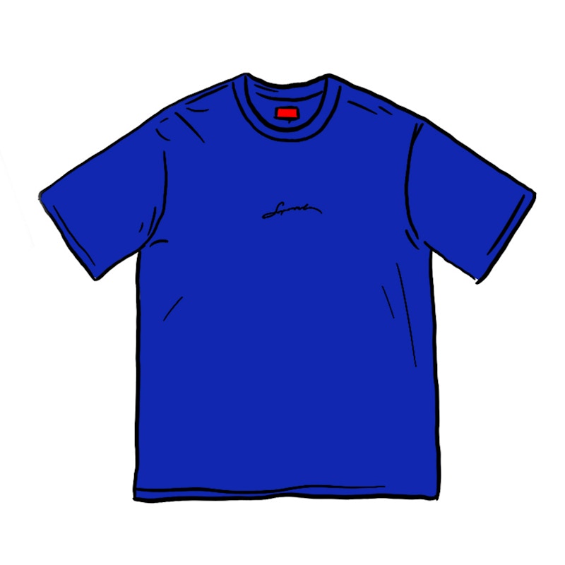 Supreme Signature S/S Top Royal